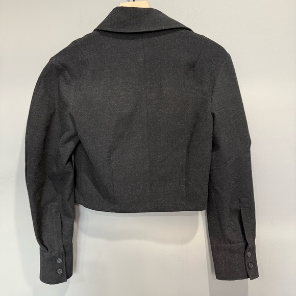 Zara Black Cropped Blazer size Small - Picture 5 of 6